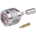 N Male Crimp-RG55/RG142