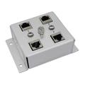 2-Port T Shielded CAT6 PoE Lightning Protector