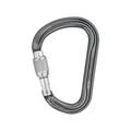 Asymmetrical large capacity aluminum carabiner