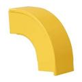2" x 2" Yellow FiberGuide 90 Degree Downward Elbow