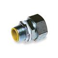 1" Straight Connector for Flex Metal Conduit
