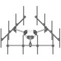 12'6" Monopole Platform w/ (12) 2-3/8" x 96" Pipes