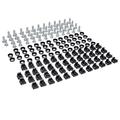 Square Hole Hardware Kit 50x 12-24 Nuts/Bolts