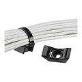 Extra heavy cable tie mount, #10 screw, nylon