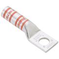 One-hole, long barrel lug, #8 AWG wire, 1/4" stud