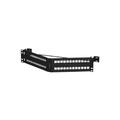 48 Port 2U KeyConnect Angled Patch Panel, Empty