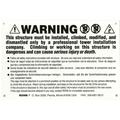Anti Climb Warning Sign