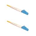 LC Male-LC Male Singlemode Duplex fiber cable.