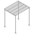 10' x 10' Ice Canopy w/ (4) 13'4" Base Shoe Posts