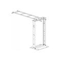 12" x 54" Black Cable Runway Wall to Rack Kit