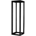 Four Post Rack; 24"x83"x24"; w/ Ground Bar