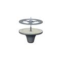 White Hard Ceiling Mount for PEAR S4935, S5491, S6338 Antennas