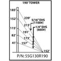 55G 190-ft Guyed Tower Kit