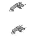 Adjustable Sliding Pipe Mount Kit for 4-1/2 in OD Pipe, 6–14 in Stand-off