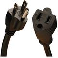 1' Extension Cord 16AWG 13A 120V NEMA 5-15R