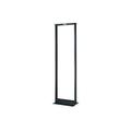 19" EIA Aluminum 45RU 2-Post rack w/ hardware kit.