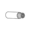 4 AWG 19 Strand Green THHN Insulated Conductor