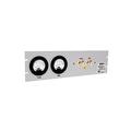 Dual Meter-Dual Element, Panel-Mount Wattmeter