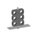 Mini Coax Support Block for LMR-600