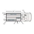 Prisoner Transport Insert 2015-2019 Ford Transit