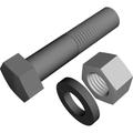 Bolt, 3/8" x 1-1/2" SS Hex Hd18-8