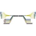 50 ft HELIAX Hybrid Cable Assembly, Standard DLC - DLC 24 Fiber, 6X12, LI