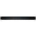 1 RU Flat Blanking Panel 19” Mount, Flat Black