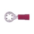 Star Ring Terminal,Vinyl ,22-18gauge,#8stud/100 pk