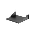 Open Rack Adjustable Shelf, 17.62in W x20 D, Black