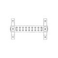 1/4"x2"x12" Ground Bar