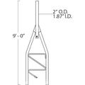 Top Section with 2-in OD x 8.25-in Pipe for 25G
