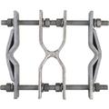 Pipe Mounting Kit for Mounting Antennas to 5 in OD Round Members, Pack of 2
