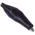 Alligator clip, black, 3/8" opening