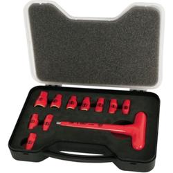 Insulated 1/4" Drive T-Handle Inch Sockets 11 PC