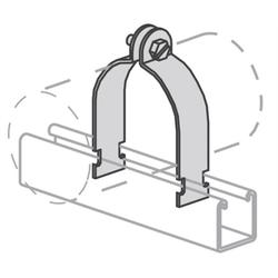 Pipe Clamp Strap, Diameter: 1-1/4"