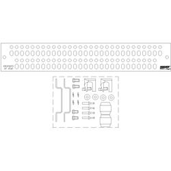1/4 x 4 x 24 in Universal Ground Bar-AT&T
