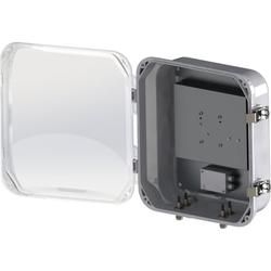 2-Line PoE Heated WiFi Encl Sys Clear Door, RPSMA