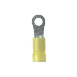 Ring Terminal, 12 – 10 AWG, 1/4" stud size