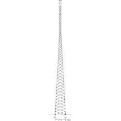 S3TL Series VL 195ft/100mph Self-Supporting Tower