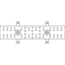 1/4x4x20 in BICSI Ground Bar, Tinned