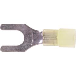 Fork Terminal Nylon ,12-10 gauge,1/4" stud/100 pk