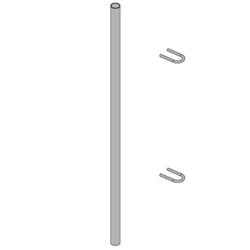 S3A-LDA 2-3/8" O.D. x 10' Pipe Mount Kit