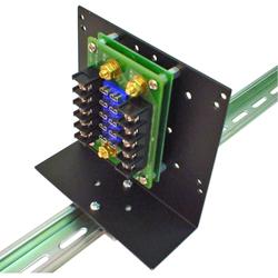 DIN rail distribution block, 5 fuse