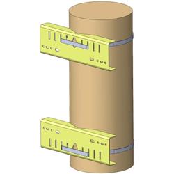 Kit to mount LinkUPS enclosure to Utility Pole