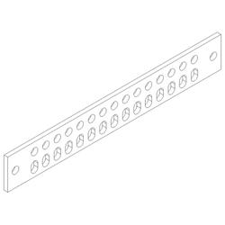 1/4 x 2 x 14 in Ground Bar, No hardware
