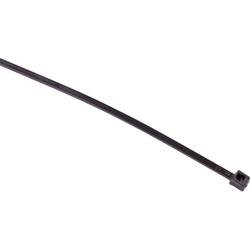 Cable Tie,8 x 1/8 in, Black, 30 lb