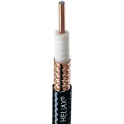1/2 in Foam Heliax Cable - Black Jacket