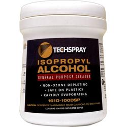 IPA Alcohol Pre-Saturated Wipe Container 100/dspns