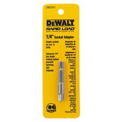 1/4 in socket adapter, 1-1/2 in length