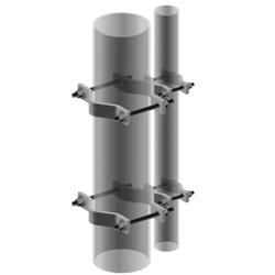 Tapered Pipe-to-Pipe Adapter for 1-1/2 to 3-1/2 in OD Pipe to 4 to 9 in OD Pipe